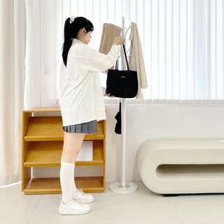 레퓰리 철제 튼튼한 수납 스탠드 옷걸이 행거 공간활용
